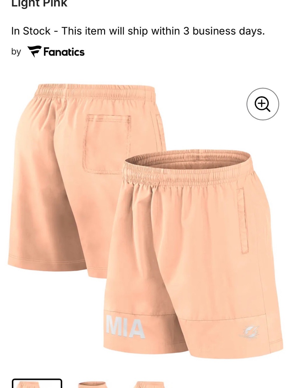 Signature Men's Light Pink Athletic Shorts
